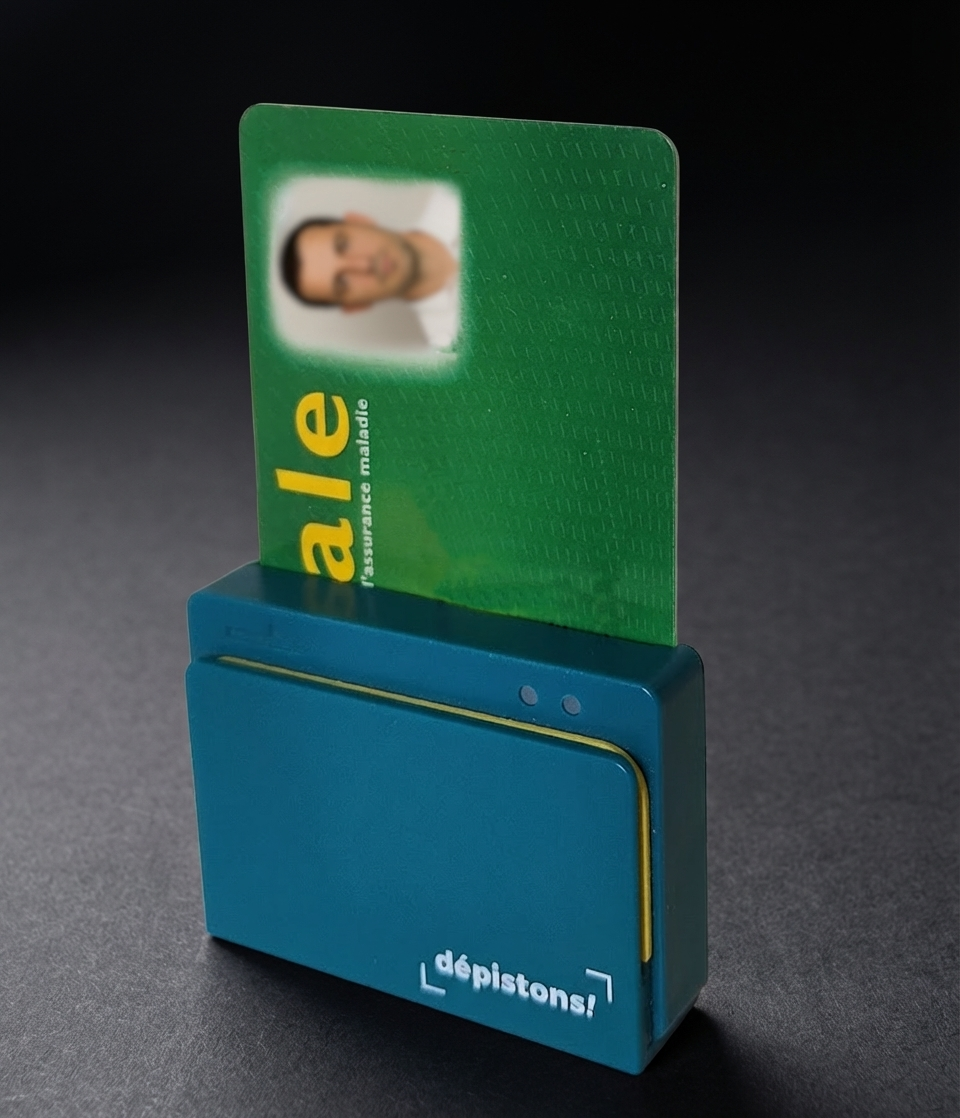 Lecteur carte vitale dépistons